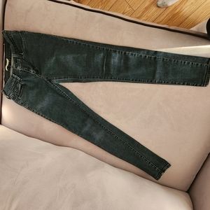 Levi 710 super skinny blue denim jeans size 27